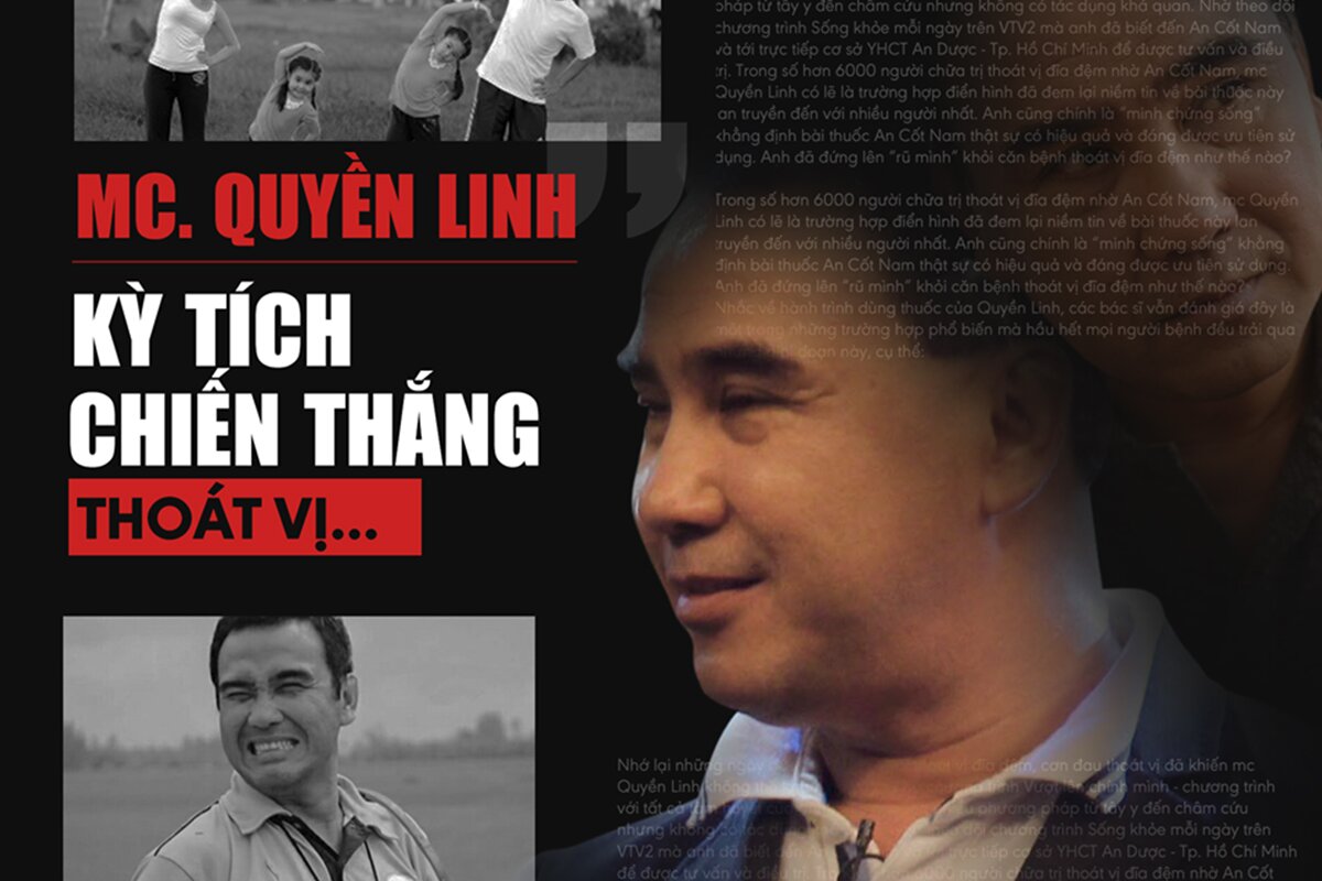 Diễn viên, M.c Quyền Linh chia sẻ cách chữa THOÁT VỊ ĐĨA ĐỆM trong 30 ngày