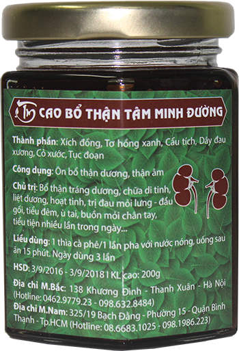 Cao bổ thận